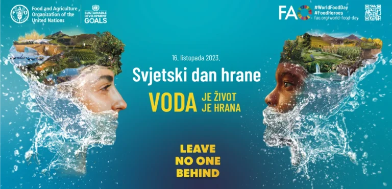 Nacionalno obilježavanje Svjetskog dana hrane 2023. – u znaku važnosti vode